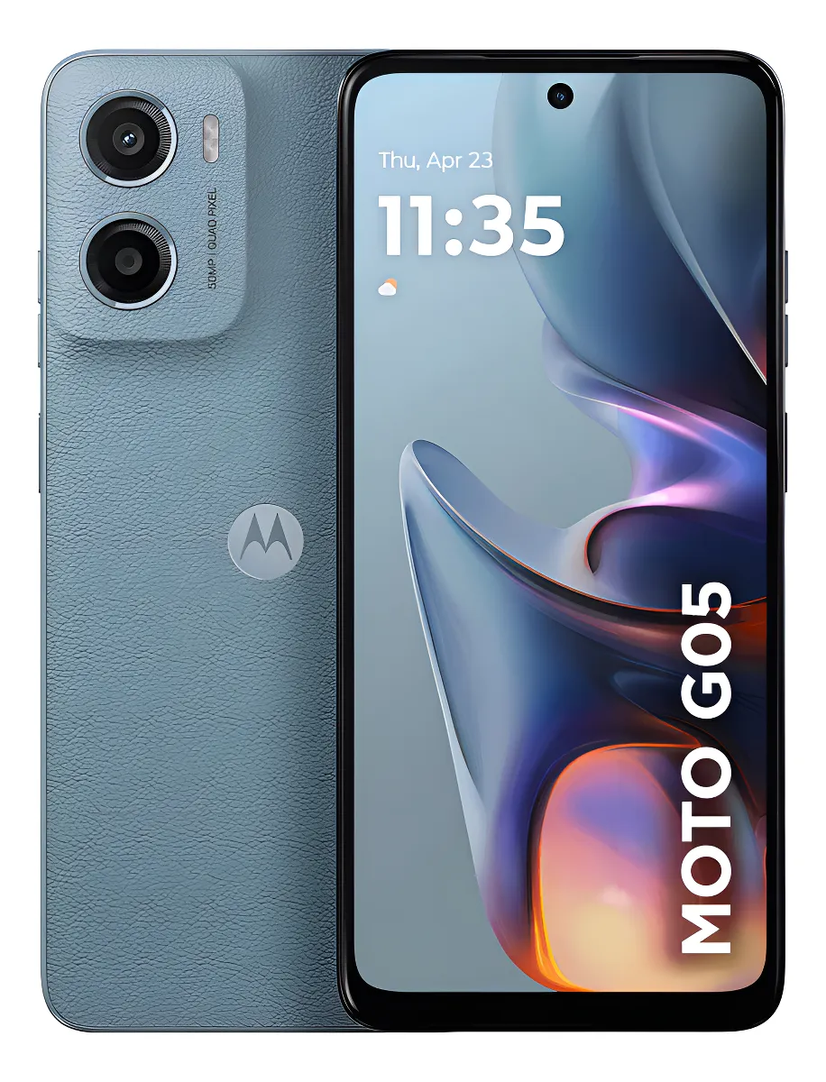Smartphone Motorola Moto g05 - 128GB 12GB (4GB RAM + 8GB Ram Boost) e Camera 50MP com AI Bateria de 5200 mAh Tela 6.7" com Superbrilho - Cinza